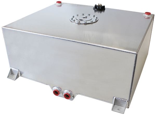 Aeroflow Performance 25-1/4" L x 24-3/8" W x 10-1/4" H (64cm x 62cm x 26cm) Aluminium 25 Gallon (95L) Fuel Cell with Cavity/Sump & Fuel Sender AF85-2250AS Autofit
