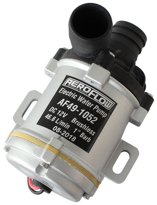 Aeroflow Performance 25mm Inlet/Outlet Barb, 46.6 Litres Per Minute 1" Barb Brushless Electric Supercharger & Water Pump AF49-1052 Autofit