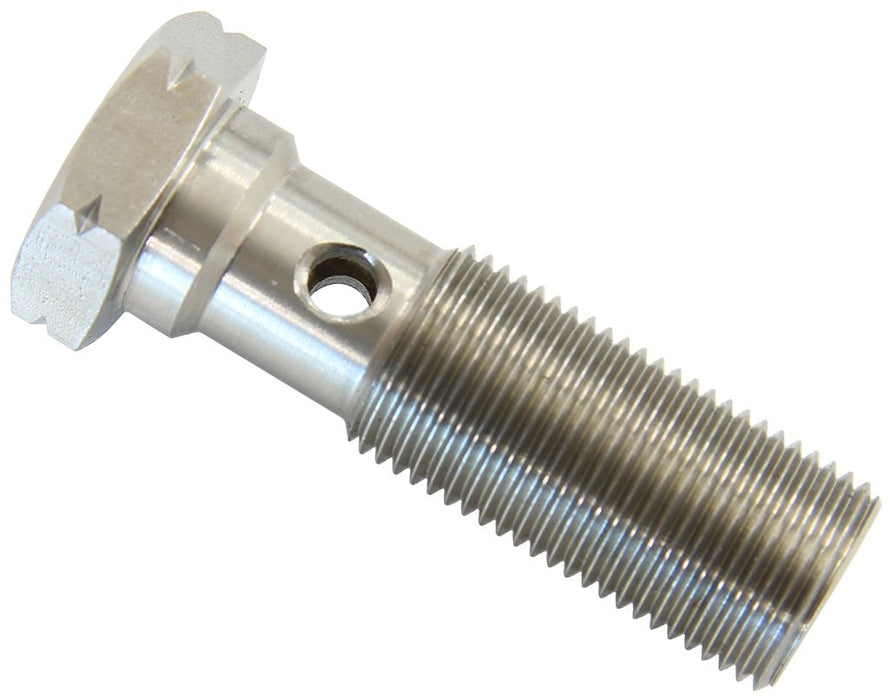 Aeroflow Performance 25mm Length Stainless Steel Banjo Bolt 3/8"-24 UNF AF300-03L Autofit