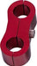 Aeroflow Performance 3/16" I.D., Red Finish Billet Aluminium Dual Hose Separators AF156-03R Autofit