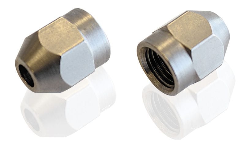 Aeroflow Performance 3/16" to -3AN, 2 per packet Stainless Steel Hard Line Tube Nut AF390-03 Autofit