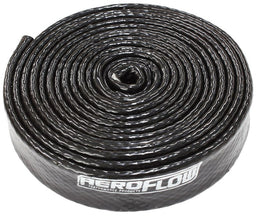 Aeroflow Performance 3/4" (19mm) I.D., Suits -10 & -12 PTFE Hoses, 3.7m length, Black Heatguard Heat Shield Sleeves AF91-2003 Autofit
