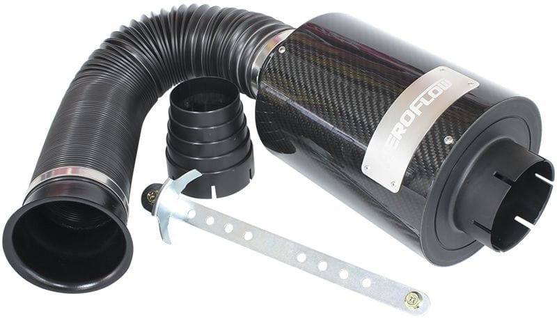 Aeroflow Performance 3" (73 mm) Clamp On, 8" (203 mm) L x 5.9" (150 mm) W 8" Closed Air Intake System AF2341-3001 Autofit