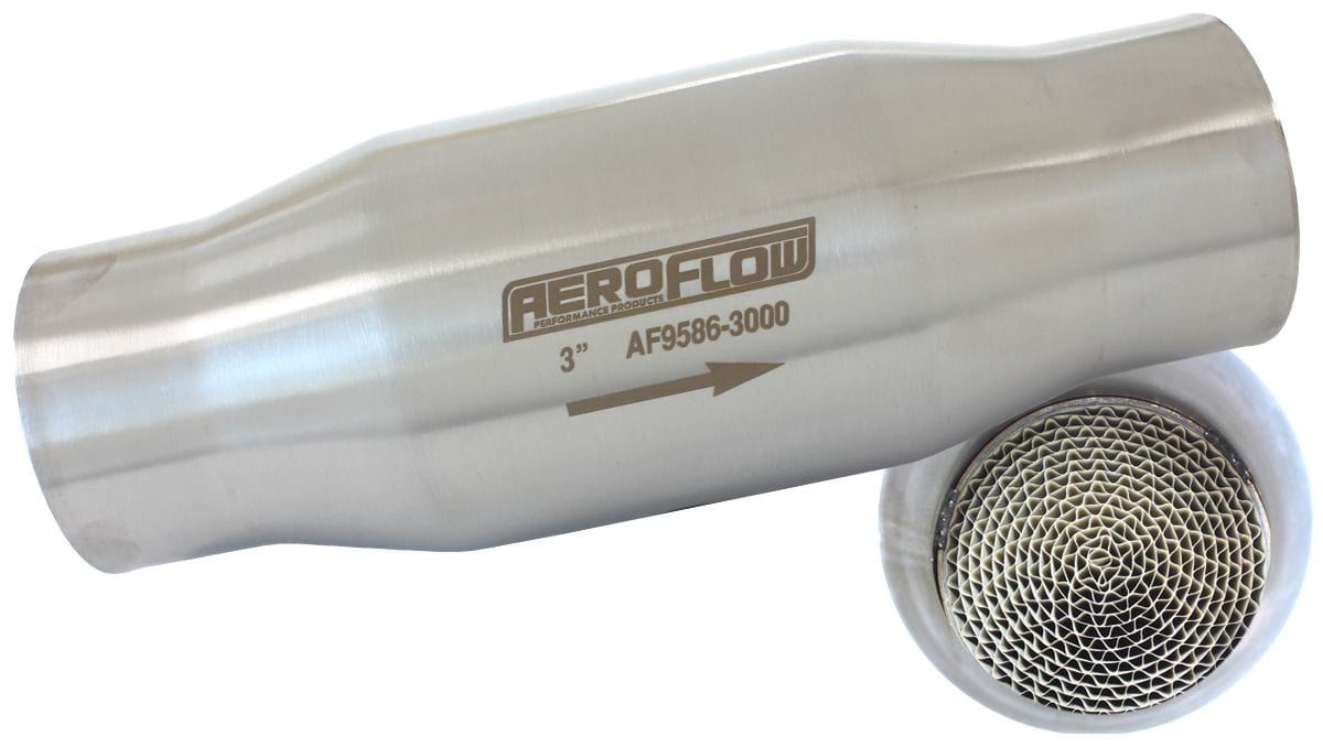 Aeroflow Performance 3" (76.2mm) Slip Fit Metallic Catalytic Converter AF9586-3000 Autofit