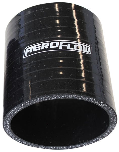 Aeroflow Performance 3" (76mm) Length. 4-Ply, 13/64"(5.3mm) Wall Thickness Gloss Black Straight Silicone Hose 3" (76mm) I.D AF9201-300 Autofit
