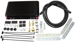 Aeroflow Performance 3/8" Barb, 11" x 6" x 1-1/2" Oil Cooler Kit AF72-6050 Autofit