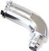 Aeroflow Performance 3/8" hose pressure side to -8AN, Silver 90° Push-On EFI Fuel Fitting AF803-03S Autofit