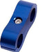 Aeroflow Performance 3/8" I.D., Blue Finish Billet Aluminium Dual Hose Separators AF156-06 Autofit