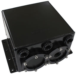 Aeroflow Performance 3.8 Litre, Use With AF49-1014 Fuel Pump Dual EFI Pump Surge Tank - Black AF77-3244BLK Autofit