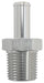 Aeroflow Performance 3/8" NPT to -6 100/450 series Hose, Silver Finish Male NPT to Straight AN Hose Barb AF841-06-06ANS Autofit