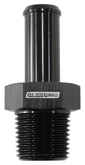 Aeroflow Performance 3/8" NPT to -8 100/450 series Hose, Black Finish Male NPT to Straight AN Hose Barb AF841-08ANBLK Autofit