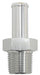 Aeroflow Performance 3/8" NPT to -8 100/450 series Hose, Silver Finish Male NPT to Straight AN Hose Barb AF841-08ANS Autofit