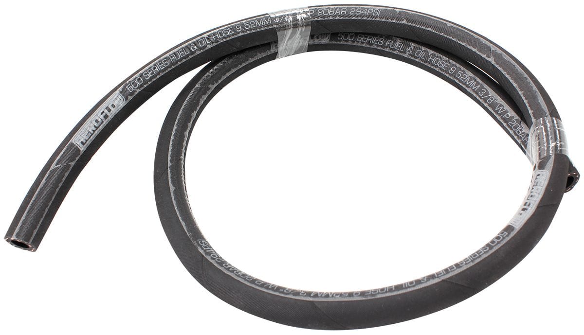 Aeroflow Performance 3 Metre Length 500 Series Black Push Lock Hose -12AN AF500-12-3MBLK Autofit