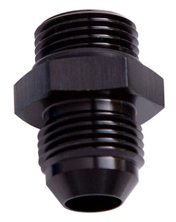 Aeroflow Performance -3 ORB to -6AN, Black Finish ORB to AN Straight Male Flare Adapter AF920-06-03BLK Autofit
