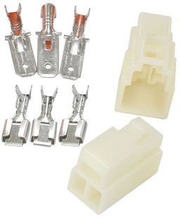 Aeroflow Performance 3 Pin Connector, Each Electrical Wire Connector AF49-9553 Autofit