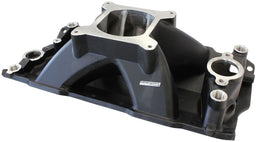 Aeroflow Performance 3000 - 7500 RPM, Square Bore Carburettor Pad, Non-EGR SB Chev Hi-Rise Single Plane Intake Manifold, Black Finish AF6201-1000 Autofit