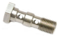 Aeroflow Performance 31mm Length Stainless Steel Double Banjo Bolt 3/8"-24 AF305-03 Autofit