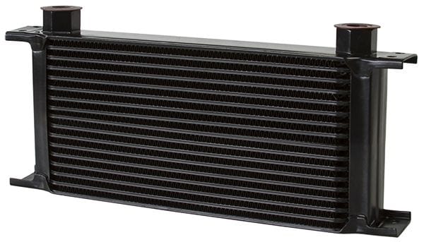 Aeroflow Performance 330mm L x 77mm H x 51mm D. -10 Female ORB Threads 10 Row Universal Oil Cooler AF72-4010 Autofit