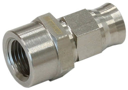 Aeroflow Performance -3AN Hose End With 1/8" NPT Female Thread Stainless Steel Straight Hose End - -3AN AF274-03 Autofit