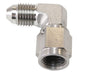 Aeroflow Performance -3AN to -3 Swivel Nut 90° Stainless Steel Male to Female Fitting -3AN AF207-03 Autofit