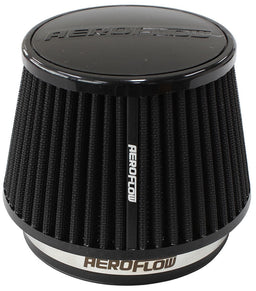 Aeroflow Performance 4.15" (105mm) High x 6-1/2" (165mm) Base O.D x 4.6" (117mm) Top O.D Universal 5" (127mm) Clamp-On Polyurethane Tapered Pod Filter AF2711-5163 Autofit