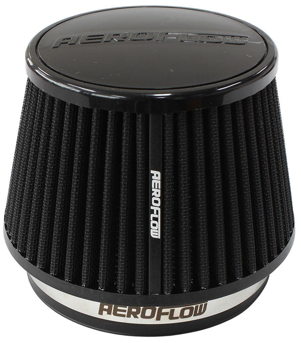 Aeroflow Performance 4.15" (105mm) High x 6-1/2" (165mm) Base O.D x 4.6" (117mm) Top O.D Universal 5" (127mm) Clamp-On Polyurethane Tapered Pod Filter AF2711-5163 Autofit