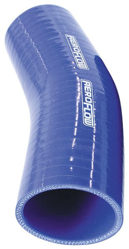 Aeroflow Performance 4-Ply, 13/64" (5.3mm) Wall Thickness, 125mm Leg Gloss Blue 23° Silicone Elbow Hose 2" (51mm) I.D AF9007-200 Autofit