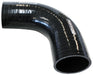 Aeroflow Performance 4-Ply, 5.3mm Wall Thickness, 150mm Leg Gloss Black 90° Silicone Elbow Hose 3-1/4" (83mm) I.D AF9203-325 Autofit