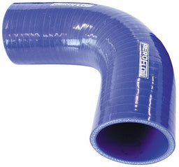 Aeroflow Performance 4-Ply, 5.3mm Wall Thickness, 150mm Leg Gloss Blue 90° Silicone Elbow Hose 3-1/2" (90mm) I.D AF9003-350 Autofit