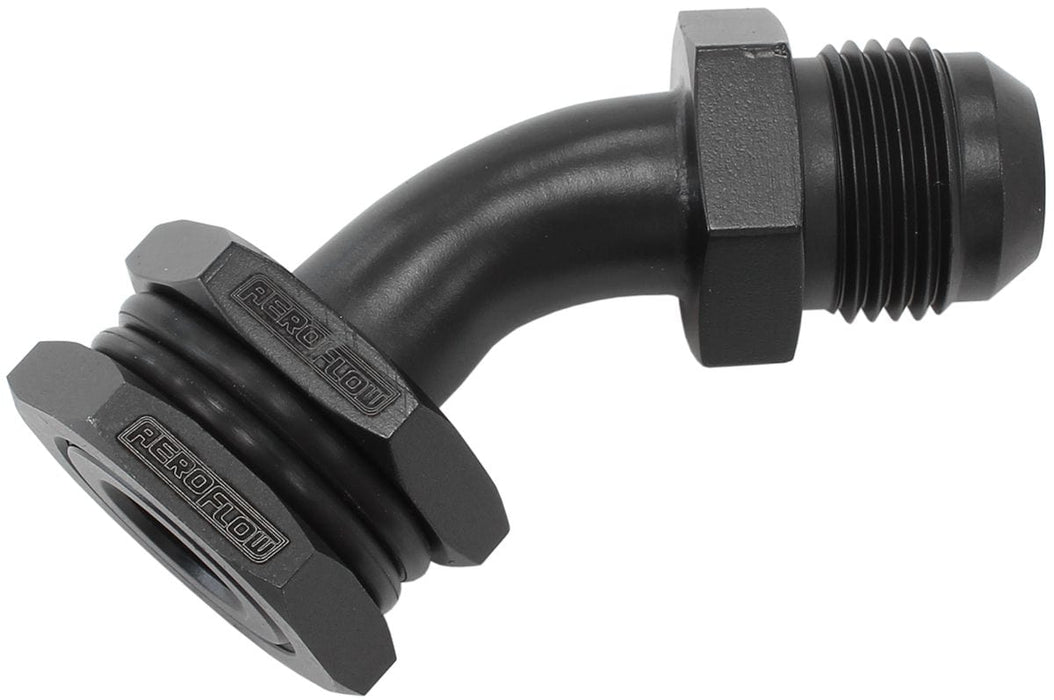 Aeroflow Performance 45° With -10AN Male Turbo Drain Bulkhead AF463-32 Autofit