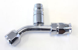 Aeroflow Performance 45° with Charge Port A/C Fitting #6 AFFCE-0645B Autofit