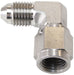 Aeroflow Performance -4AN to -4 Swivel Nut 90° Stainless Steel Male to Female Fitting -4AN AF207-04 Autofit
