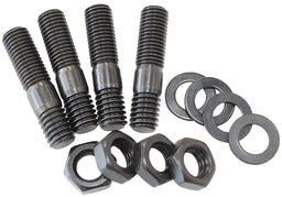 Aeroflow Performance 5-1/16" x 1-3/8" OAL, Black Finish Carburettor Stud Kit AF55-1008BLK Autofit