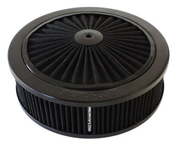 Aeroflow Performance 5-1/8" Neck, Washable Cotton Element 9" x 2-3/4" Air Filter Assembly, Black AF2251-3150 Autofit