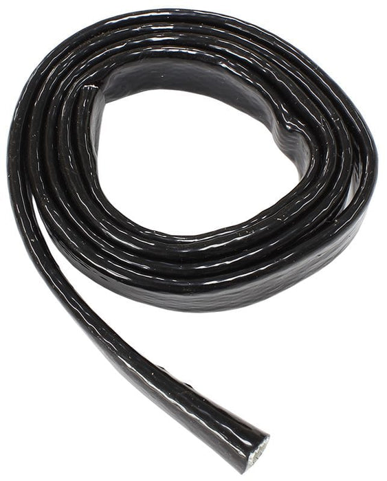 Aeroflow Performance 5/16" (7.93mm) I.D., Suits -3 & -4 PTFE Hoses, 1m length, Black Heatguard Heat Shield Sleeves AF91-1909 Autofit