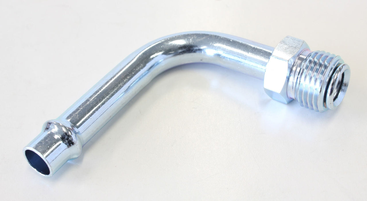 Aeroflow Performance 5/8" -20 Thread to 3/8" Barb 90° Holley / Stromberg Inlet Fitting AF714-27 Autofit