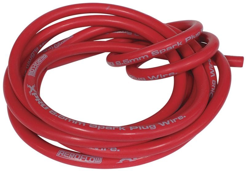 Aeroflow Performance 5 metre length Xpro Red 8.5mm Spiral Core Spark Plug Wire AF4530-0005 Autofit