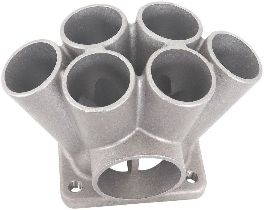 Aeroflow Performance 54mm I.D Wastegate, Cast 304 6 into 1 Oval Turbo Merge Collector, T4 Twin Entry Flange AF8377-1000 Autofit