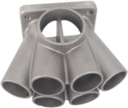 Aeroflow Performance 54mm I.D Wastegate, Cast 304 6 into 1 Oval Turbo Merge Collector, T4 Twin Entry Flange AF8377-1000 Autofit