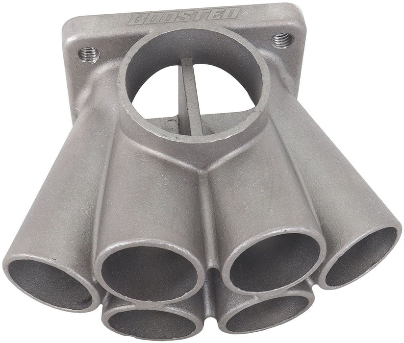 Aeroflow Performance 54mm I.D Wastegate, Cast 304 6 into 1 Oval Turbo Merge Collector, T4 Twin Entry Flange AF8377-1000 Autofit