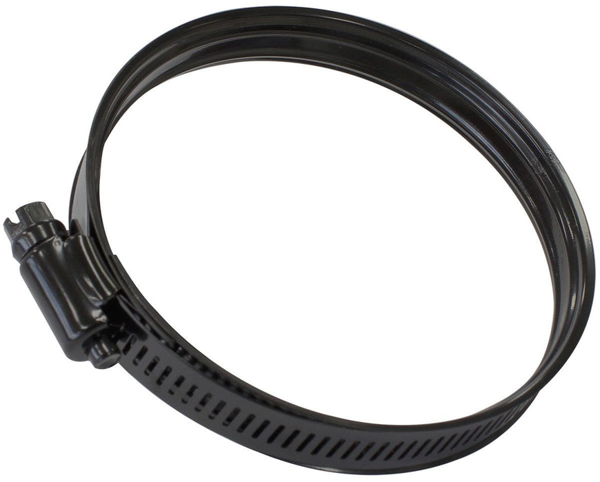 Aeroflow Performance 58mm (2.28") to 75mm (2.95") Clamping Range Constant Tension Dual Bead Black Stainless Hose Clamp AF28-5875BLK Autofit