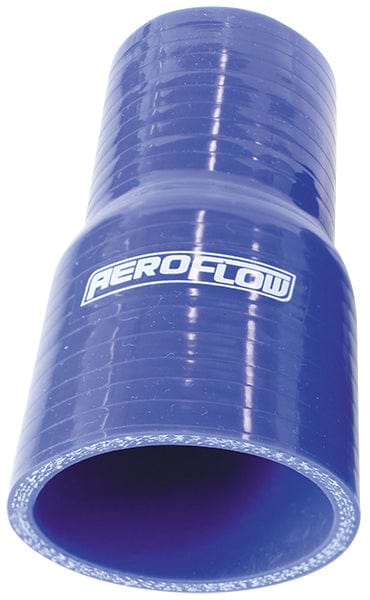 Aeroflow Performance 5mm Wall Thickness, 127mm Length Gloss Blue Straight Silicone Reducer / Expander Hose 1-1/2" (38mm) to 1" (25mm) Autofit