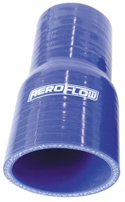 Aeroflow Performance 5mm Wall Thickness, 127mm Length Gloss Blue Straight Silicone Reducer / Expander Hose 3-3/4" (95mm) to 3" (76mm) Autofit