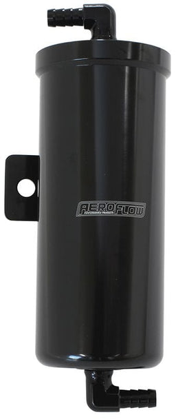 Aeroflow Performance 6-3/4" (171mm) H x 3" (76mm) O.D - Black Finish Universal Radiator Overflow Tank AF77-1029BLK Autofit