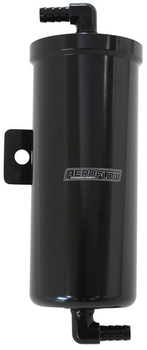 Aeroflow Performance 6-3/4" (171mm) H x 3" (76mm) O.D - Black Finish Universal Radiator Overflow Tank AF77-1029BLK Autofit