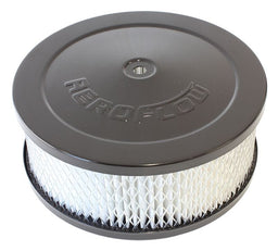 Aeroflow Performance 6-3/8" x 2-1/2", 5-1/8" neck, paper elemen t Black Air Filter Assembly AF2256-1331 Autofit