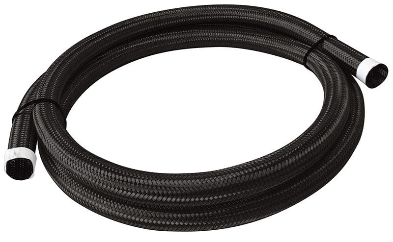 Aeroflow Performance 6 Metre Length 111 Series Black Stainless Steel Braided Cover 13/16" (21mm) I.D AF111-021-6MBLK Autofit