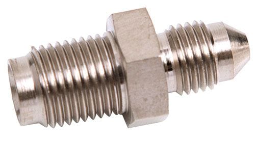 Aeroflow Performance 7/16"-24 SAE. Suit Garrett GT Style Turbo Oil Feed Male Inverted Flare Fitting AF341-03 Autofit