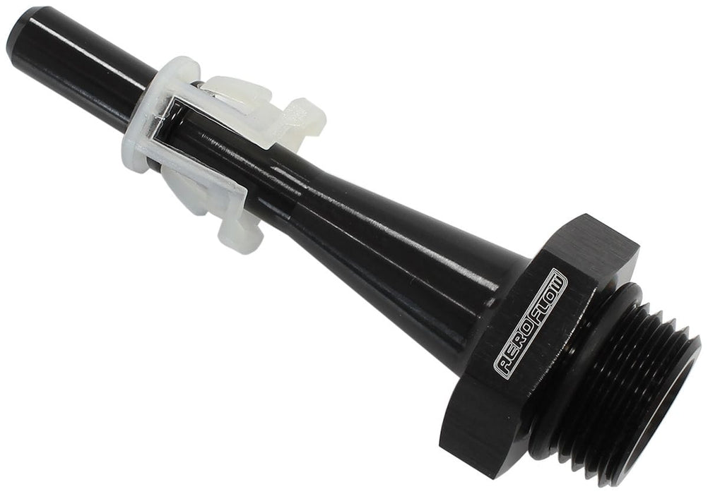 Aeroflow Performance -8 ORB With 5/16" (7.95mm) EFI Quick Connect Fitting Honda EFI Fuel Rail Adapter, Black AF811-08-05BLK Autofit