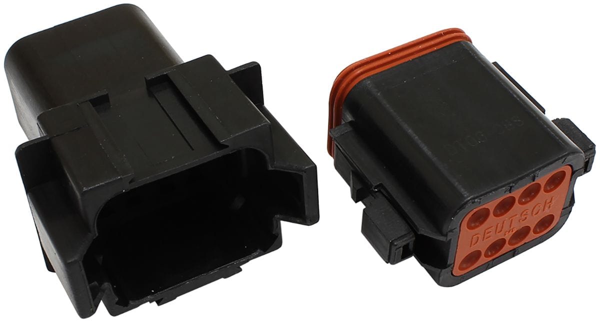Aeroflow Performance 8 Pin Connector Suit 14 AWG Wire WeatherTight Connector AF49-9008 Autofit